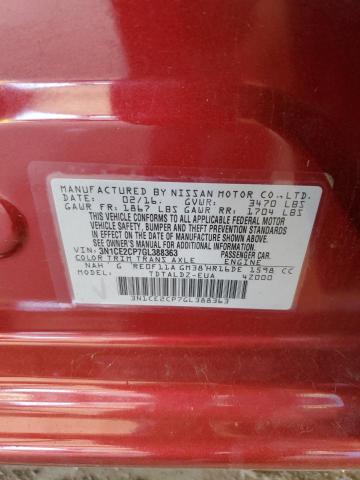 Photo 12 VIN: 3N1CE2CP7GL388363 - NISSAN VERSA 