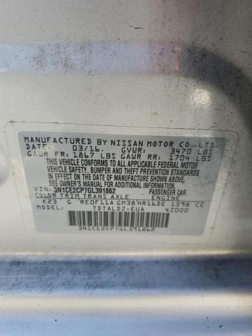 Photo 11 VIN: 3N1CE2CP7GL391862 - NISSAN VERSA NOTE 