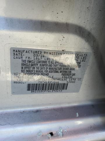 Photo 12 VIN: 3N1CE2CP7GL393143 - NISSAN VERSA NOTE 