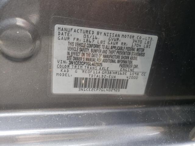 Photo 12 VIN: 3N1CE2CP7GL402925 - NISSAN VERSA NOTE 