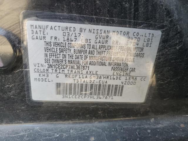 Photo 11 VIN: 3N1CE2CP7HL367871 - NISSAN VERSA NOTE 