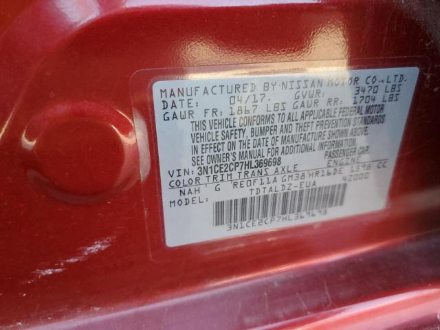 Photo 11 VIN: 3N1CE2CP7HL369698 - NISSAN VERSA NOTE 