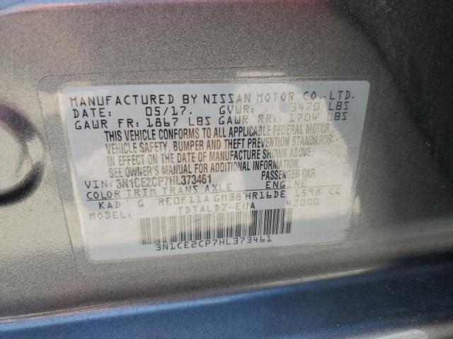 Photo 11 VIN: 3N1CE2CP7HL373461 - NISSAN VERSA 