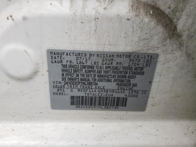 Photo 9 VIN: 3N1CE2CP7HL380734 - NISSAN VERSA NOTE 