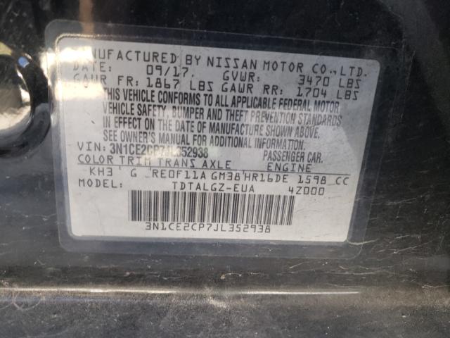 Photo 9 VIN: 3N1CE2CP7JL352938 - NISSAN VERSA NOTE 