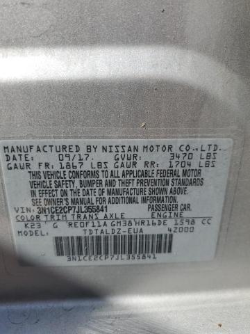 Photo 11 VIN: 3N1CE2CP7JL355841 - NISSAN VERSA NOTE 