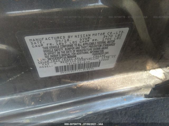 Photo 8 VIN: 3N1CE2CP7JL368556 - NISSAN VERSA NOTE 