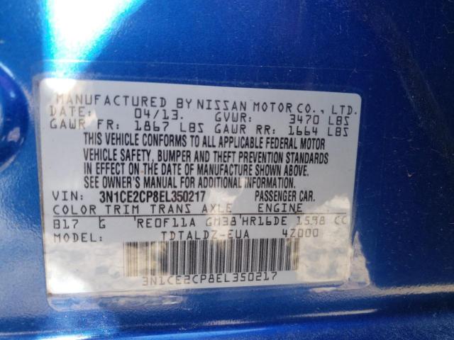 Photo 9 VIN: 3N1CE2CP8EL350217 - NISSAN VERSA NOTE 