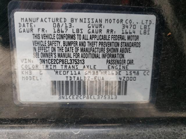 Photo 9 VIN: 3N1CE2CP8EL375313 - NISSAN VERSA NOTE 