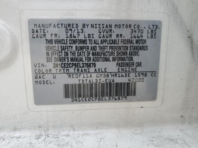 Photo 11 VIN: 3N1CE2CP8EL376879 - NISSAN VERSA 