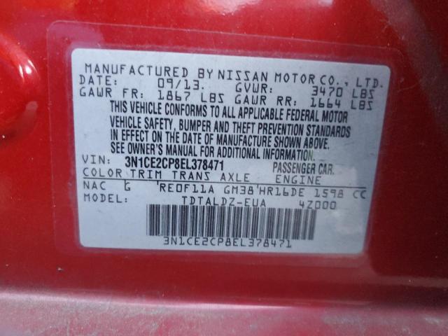 Photo 12 VIN: 3N1CE2CP8EL378471 - NISSAN VERSA NOTE 