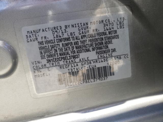 Photo 9 VIN: 3N1CE2CP8EL379037 - NISSAN VERSA NOTE 