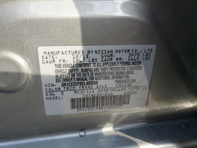 Photo 11 VIN: 3N1CE2CP8EL405099 - NISSAN VERSA 