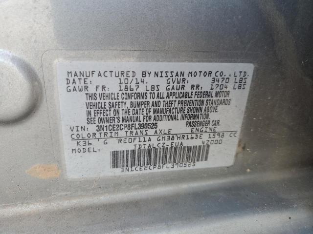 Photo 12 VIN: 3N1CE2CP8FL390525 - NISSAN VERSA NOTE 