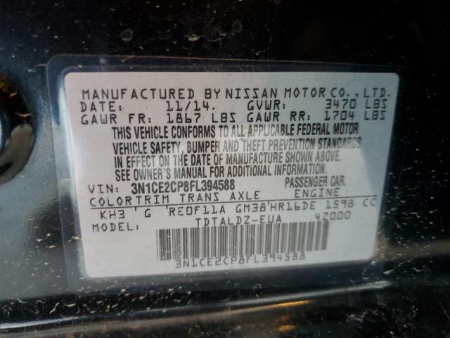 Photo 11 VIN: 3N1CE2CP8FL394588 - NISSAN VERSA 