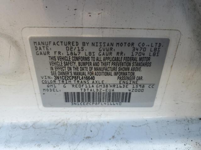 Photo 12 VIN: 3N1CE2CP8FL416640 - NISSAN VERSA NOTE 