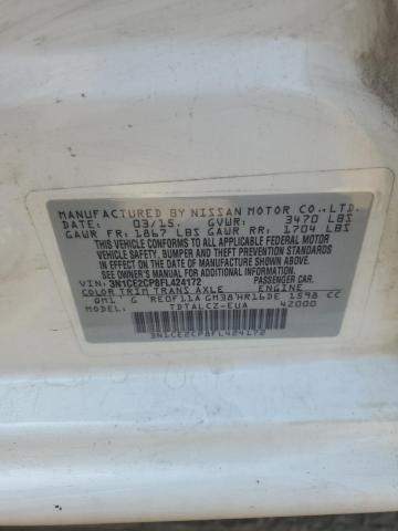 Photo 11 VIN: 3N1CE2CP8FL424172 - NISSAN VERSA 