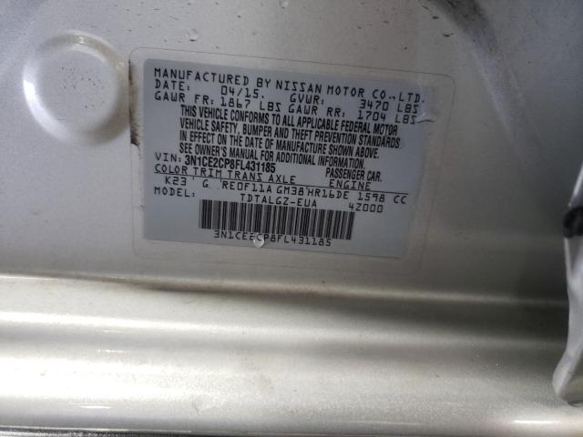 Photo 9 VIN: 3N1CE2CP8FL431185 - NISSAN VERSA NOTE 