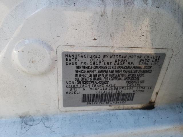 Photo 12 VIN: 3N1CE2CP8FL434622 - NISSAN VERSA 