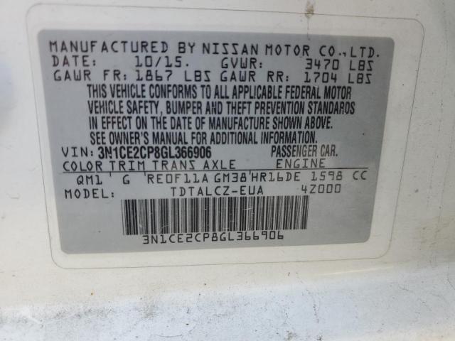 Photo 11 VIN: 3N1CE2CP8GL366906 - NISSAN VERSA NOTE 