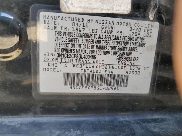 Photo 12 VIN: 3N1CE2CP8GL400486 - NISSAN VERSA NOTE 