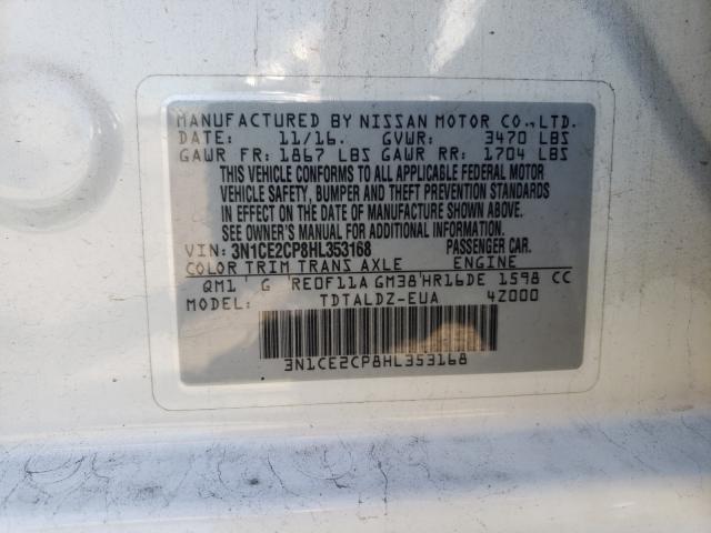 Photo 9 VIN: 3N1CE2CP8HL353168 - NISSAN VERSA NOTE 