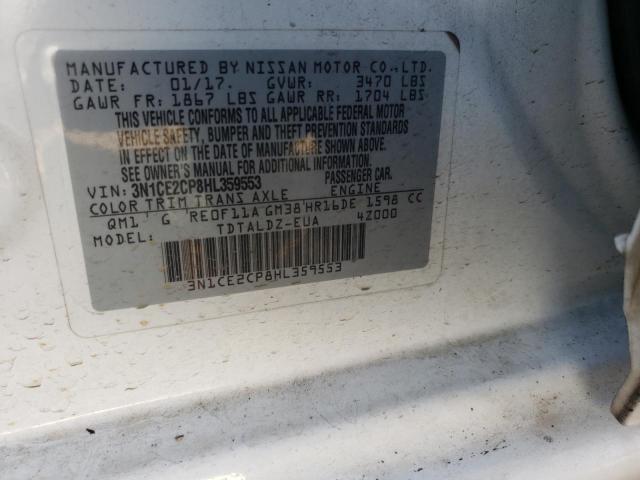 Photo 11 VIN: 3N1CE2CP8HL359553 - NISSAN VERSA 