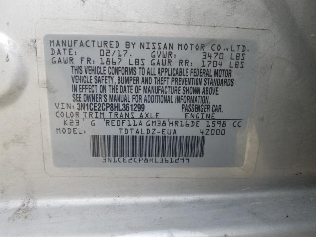 Photo 9 VIN: 3N1CE2CP8HL361299 - NISSAN VERSA NOTE 