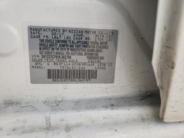 Photo 9 VIN: 3N1CE2CP8HL362789 - NISSAN VERSA NOTE 