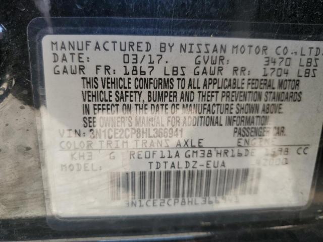 Photo 11 VIN: 3N1CE2CP8HL366941 - NISSAN VERSA 