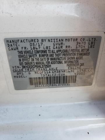 Photo 12 VIN: 3N1CE2CP8HL372531 - NISSAN VERSA 