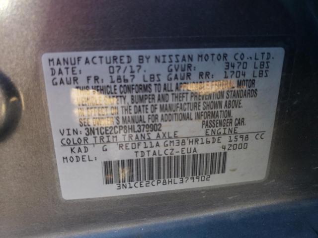 Photo 11 VIN: 3N1CE2CP8HL379902 - NISSAN VERSA NOTE 