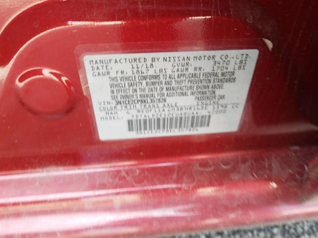 Photo 9 VIN: 3N1CE2CP8KL357826 - NISSAN VERSA NOTE 