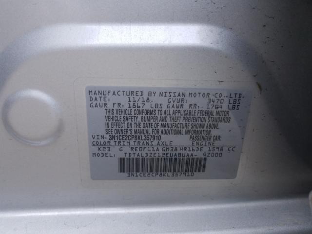 Photo 9 VIN: 3N1CE2CP8KL357910 - NISSAN VERSA NOTE 