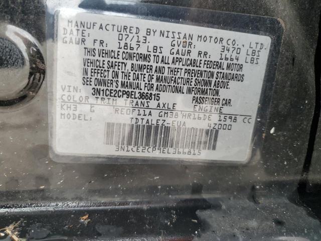 Photo 11 VIN: 3N1CE2CP9EL366815 - NISSAN VERSA NOTE 