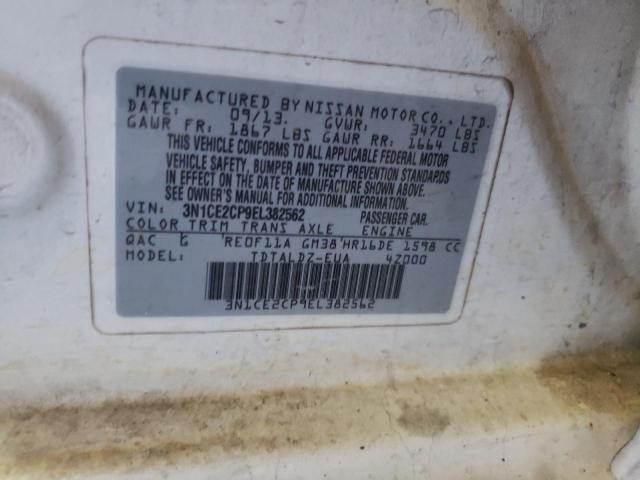 Photo 11 VIN: 3N1CE2CP9EL382562 - NISSAN VERSA 