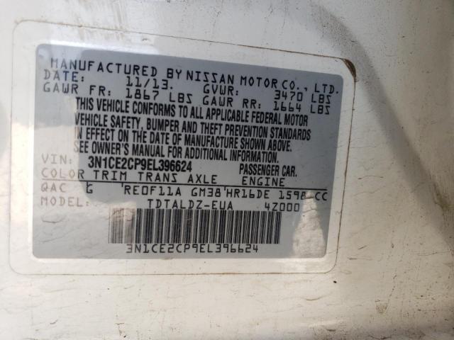 Photo 11 VIN: 3N1CE2CP9EL396624 - NISSAN VERSA NOTE 