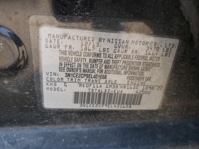 Photo 9 VIN: 3N1CE2CP9EL401658 - NISSAN VERSA NOTE 