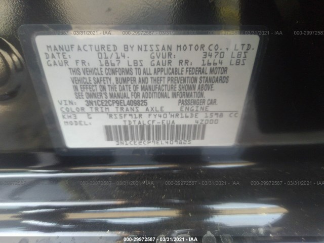 Photo 8 VIN: 3N1CE2CP9EL409825 - NISSAN VERSA NOTE 