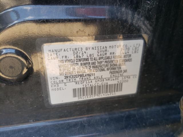 Photo 9 VIN: 3N1CE2CP9EL416211 - NISSAN VERSA NOTE 