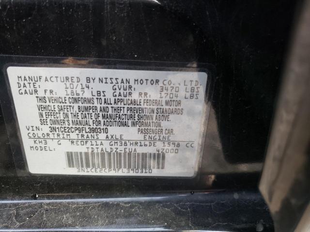 Photo 12 VIN: 3N1CE2CP9FL390310 - NISSAN VERSA NOTE 