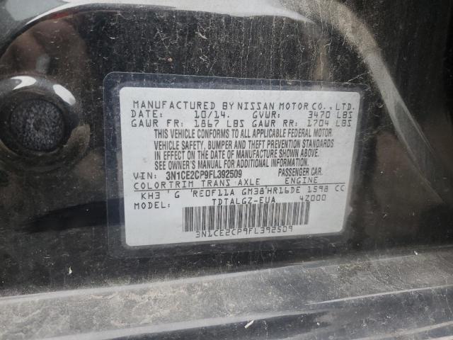 Photo 12 VIN: 3N1CE2CP9FL392509 - NISSAN VERSA NOTE 