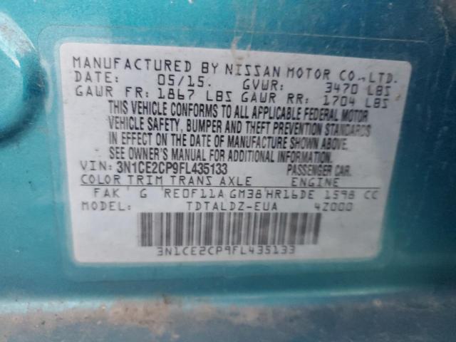 Photo 11 VIN: 3N1CE2CP9FL435133 - NISSAN VERSA 