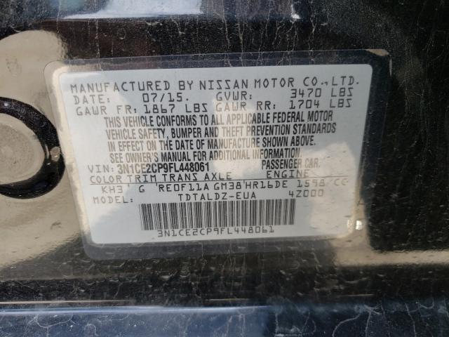 Photo 9 VIN: 3N1CE2CP9FL448061 - NISSAN VERSA NOTE 