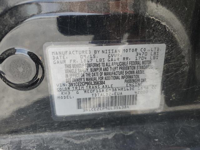 Photo 11 VIN: 3N1CE2CP9GL356384 - NISSAN VERSA 