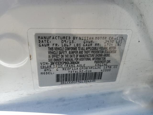 Photo 11 VIN: 3N1CE2CP9GL356434 - NISSAN VERSA NOTE 