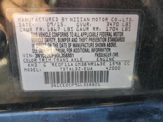 Photo 11 VIN: 3N1CE2CP9GL358801 - NISSAN VERSA NOTE 