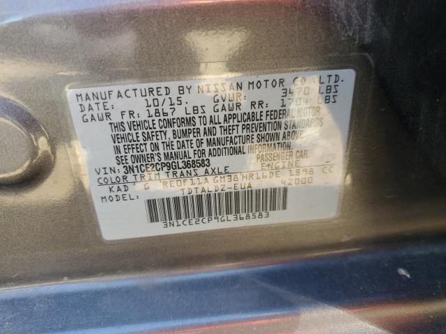 Photo 11 VIN: 3N1CE2CP9GL368583 - NISSAN VERSA NOTE 