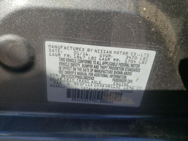 Photo 9 VIN: 3N1CE2CP9GL382242 - NISSAN VERSA NOTE 