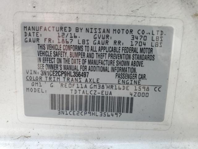 Photo 9 VIN: 3N1CE2CP9HL356497 - NISSAN VERSA NOTE 